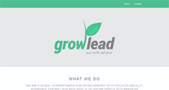 Desktop Screenshot of growlead.com